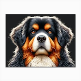 Dog Childhood Canvas Print