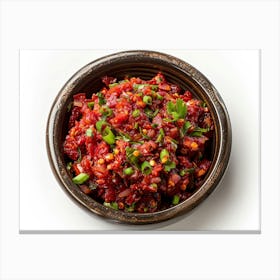 Red Pepper Salsa Canvas Print