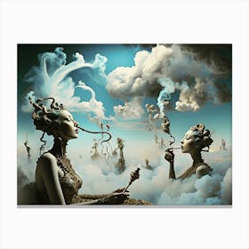 Smoke Parlor in the Clouds Canvas Print