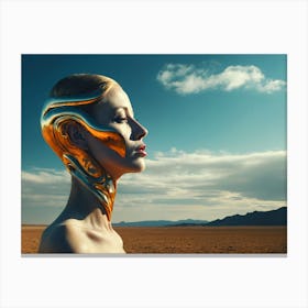 Futuristic Woman 1 Canvas Print