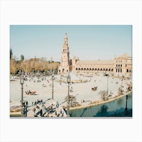 Plaza de Espana Sevilla Canvas Print