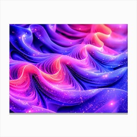 Abstract Galaxy Wallpaper Canvas Print