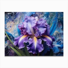 Purple Iris Canvas Print