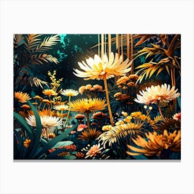 Night In The Garden Canvas Print