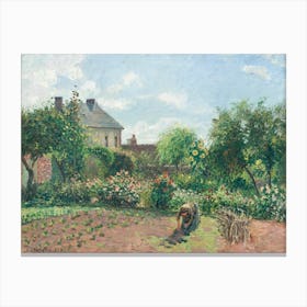 The Artist S Garden At Eragny (1898), Camille Pissarro Canvas Print