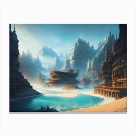 Fantasy City 1 Canvas Print