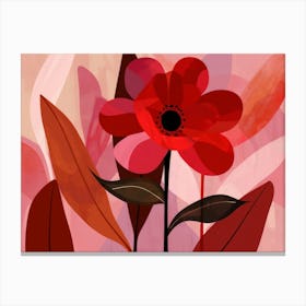 Red Poppy 1 Canvas Print