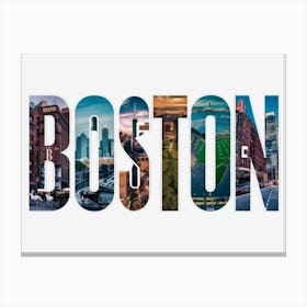 Boston Cityscape Canvas Print