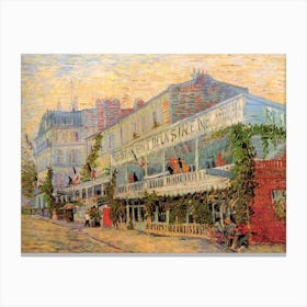 Restaurant 'De La Sirène' At Asnières, Van Gogh Canvas Print