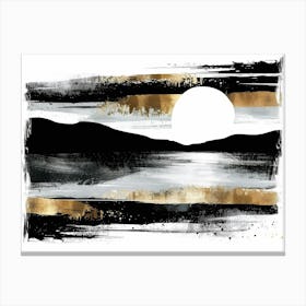 Black Gold Canvas Print Canvas Print