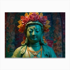 Buddha statue 3 Canvas Print