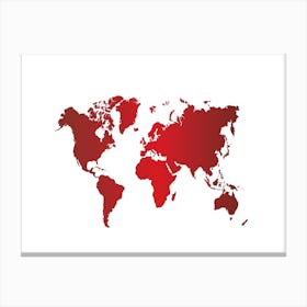 World Map 29 Canvas Print