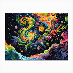 Galaxy Painting 4 Canvas Print