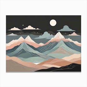 Mountain Landscape Canvas Print