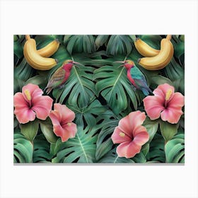 Tropical Wallpaper 1 Canvas Print