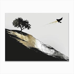 Bird On A Tree Canvas Print