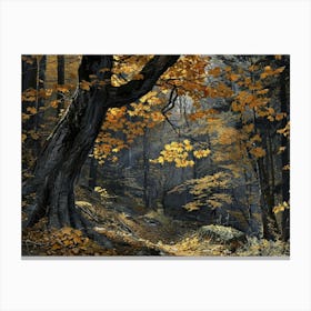 Autumn In The Woods 10 Canvas Print