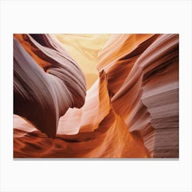 Slot Canyon Canvas Print