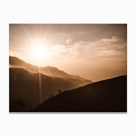 Morning Valley Canvas Print