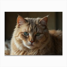 Portrait Of A Cat 6 Canvas Print