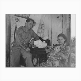 Untitled Photo, Possibly Related To Cajun Day Laborer, Wife And Child Living Near New Iberia, Louisiana By Russell Canvas Print