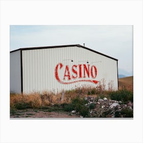 Old Montana Casino Canvas Print