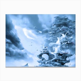 Tree In The Sky Canvas Print