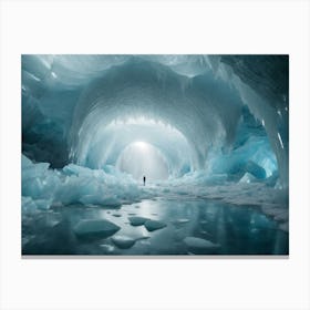 Ice Cave 1 Canvas Print