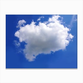 Big Cloud In The Sky Canvas Print