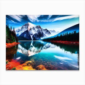 Mountain Lake 34 Canvas Print