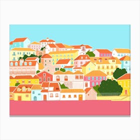 Colourful Lisbon Canvas Print