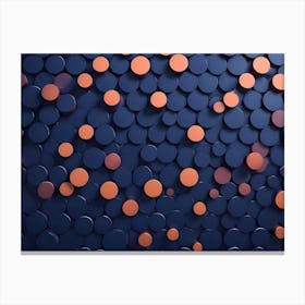 Abstract Circles Background Canvas Print