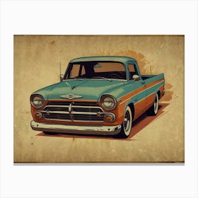 Chevrolet Pickup Truck Canvas Print