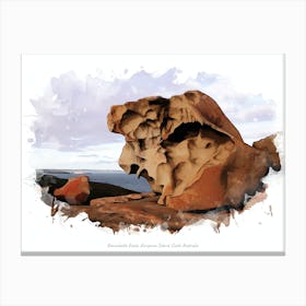 Remarkable Rocks, Kangaroo Island, South Australia Canvas Print