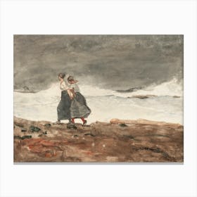 Danger (ca. 1883–1887), Winslow Homer Canvas Print