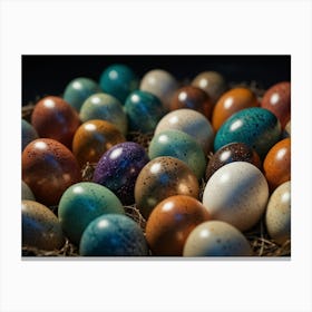 Colorful Easter Eggs 1 Canvas Print