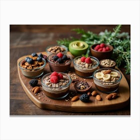 Healthy Desserts Canvas Print