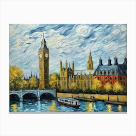 Big Ben In London Canvas Print