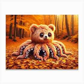 Octobear Canvas Print