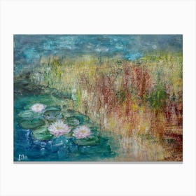 Wall Art Water Lilies Canvas Print