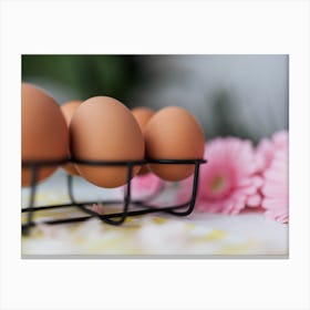 Eggs In A Basket 9 Canvas Print