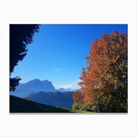 Autumn In The Mountains 1 Canvas Print