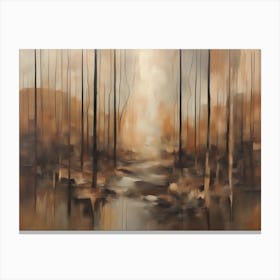 Abstract Forest 1 Canvas Print