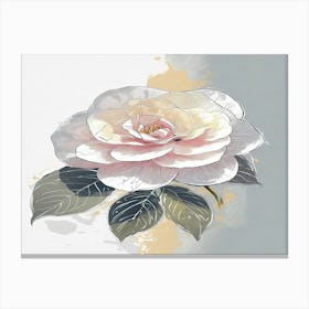 Pink Camellia Canvas Print Canvas Print