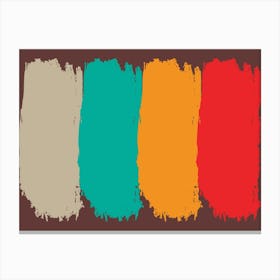 Paint Strokes Canvas Print