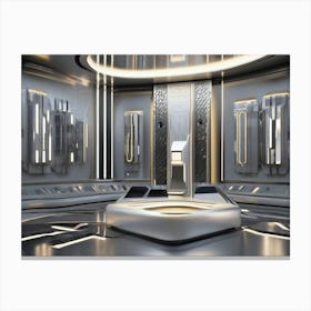 Futuristic Room Canvas Print