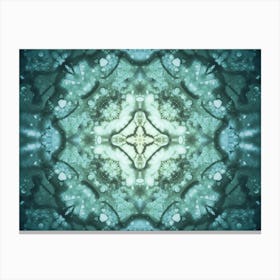 Blue Watercolor Pattern Canvas Print