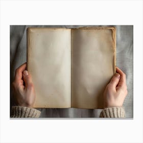 Blank Book (30) Canvas Print