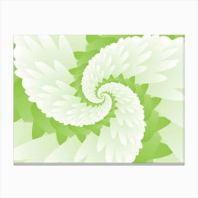 Abstract Green Background Canvas Print