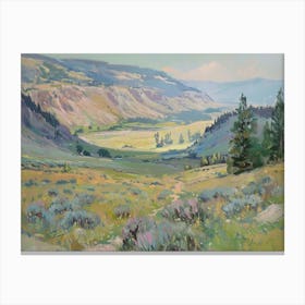 Western Landscapes Montana 2 Canvas Print
